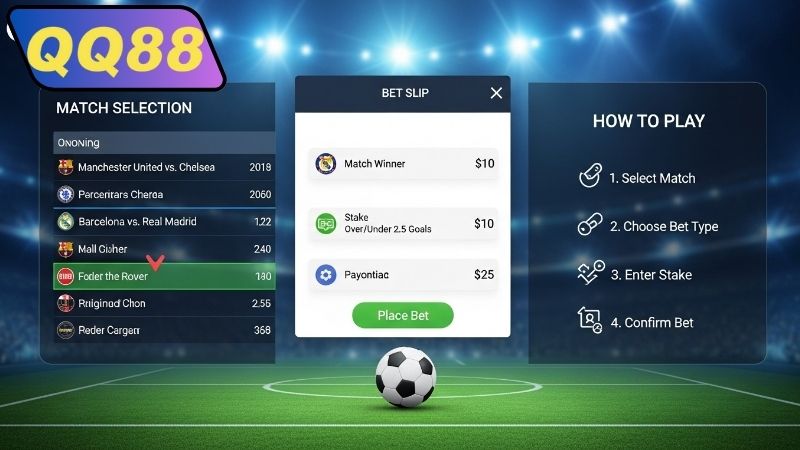 Hướng dẫn cách chơi kèo rung QQ88